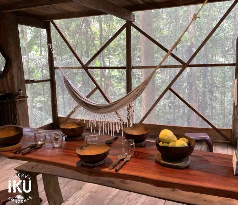 Eco-friendly dining area